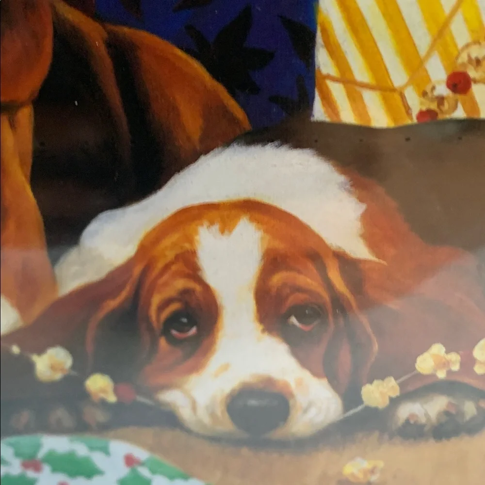 Puzzle F.X. SCHMID,  PopCorn Bandits  500 Piece Beagle Dog Christmas  NEW